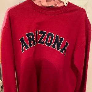 red arizona sweatshirt